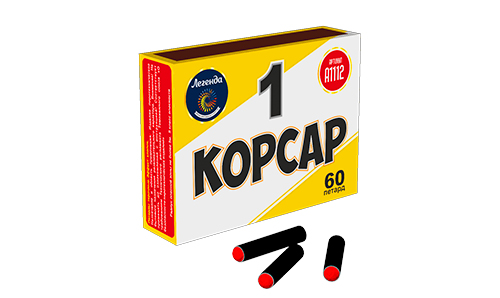  Петарды Корсар 1 в пленке  в Алуште