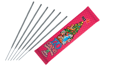  Бенгальские свечи 6 шт 170 мм в пакете  в Алуште